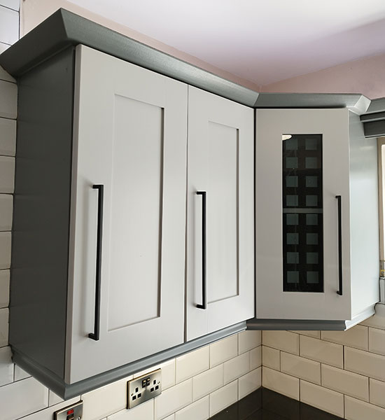 Modern-kitchen-unit-transformation-after-professional-respray,-Limerick-City